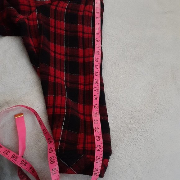 Torrid Women's Size 5X Red Plaid Sherpa Collar Button Up Trucker Jacket - Picture 14 of 14